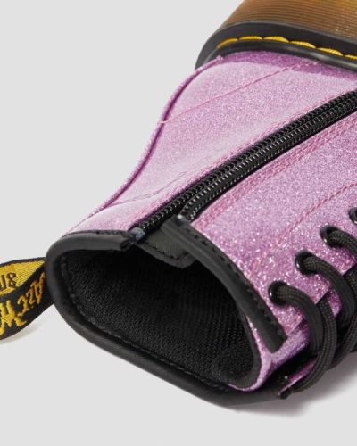 Botas Con Cordones Dr Martens Junior 1460 Glitter Para Niños DR1723M